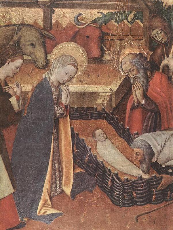 The Nativity (detail) dh, MARTORELL, Bernat (Bernardo)